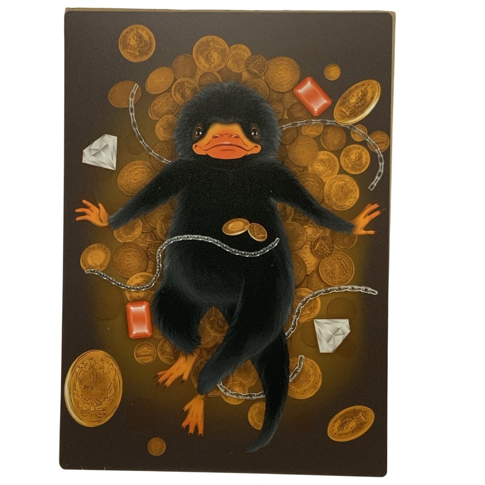 Displate‎ Fantastic Beasts Niffler Metal Poster Brown 12.5x8.75in